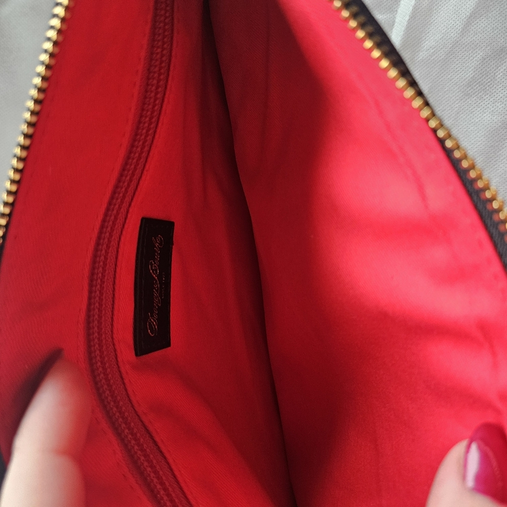 Dooney & Bourke Black Clutch with Tassel - Picture 3 of 3